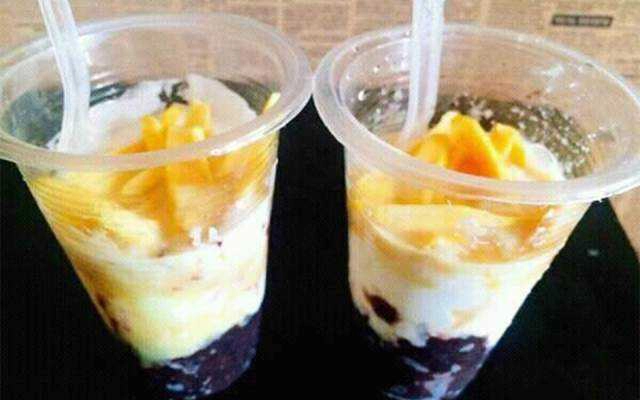 Ăn vặt Sữa Chua Nếp Cẩm Nhà Làm