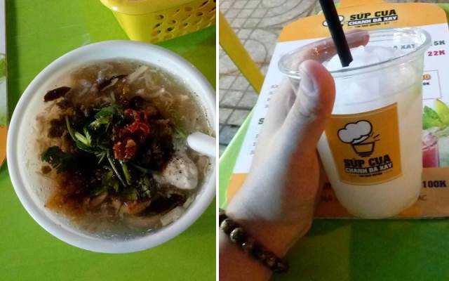 Ăn vặt Súp Cua Chanh Đá Xay