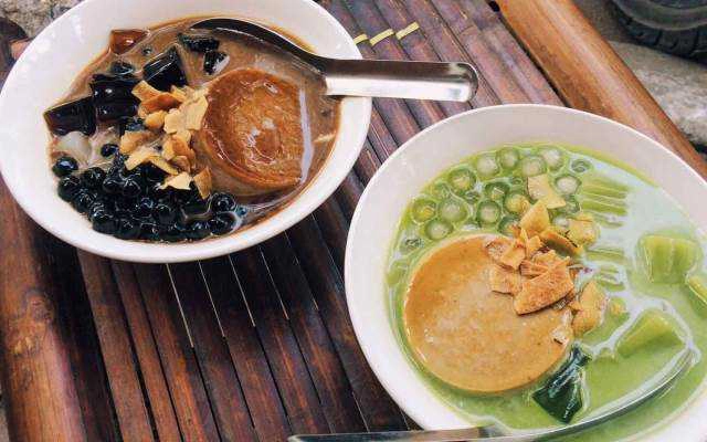 Ăn vặt Thạch Vuông - Thạch Kem Caramen