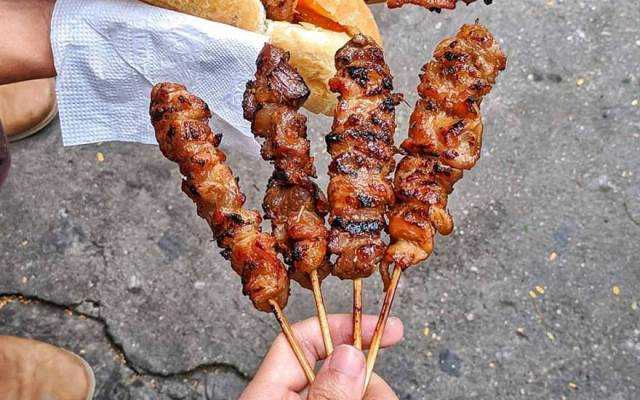 Ăn vặt Thu Ngân - Thịt Xiên Nướng