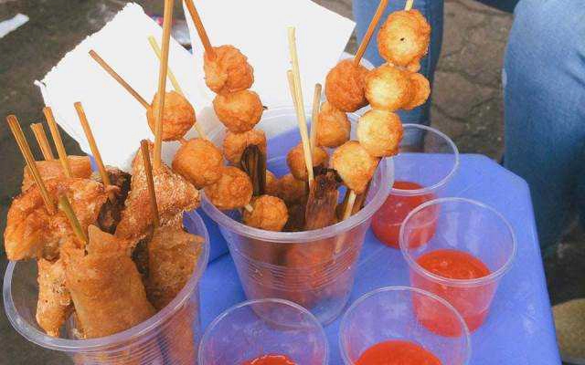 Ăn vặt Xiên Que Tự Chọn - Trường THCS Thăng Long