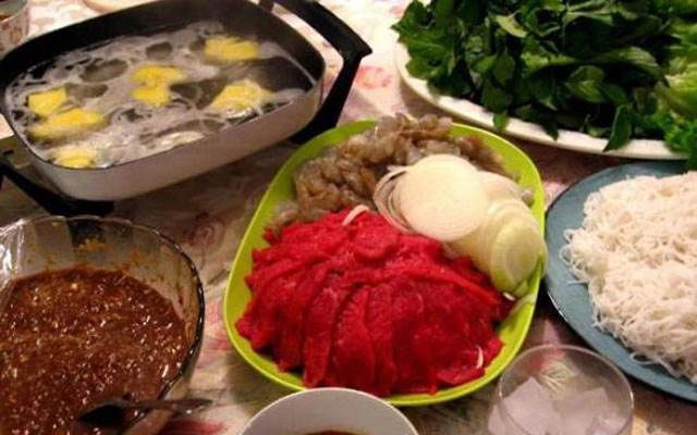 Quán Ăn Anh Ba Quán - Lẩu Bò Nhúng Dấm