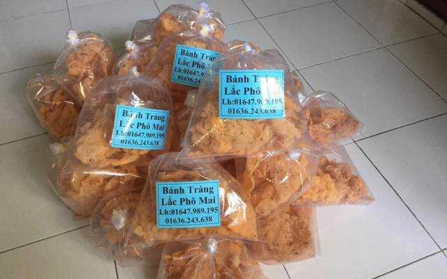Bánh Tráng Lắc Phô Mai & Đào Ngâm - Shop Online