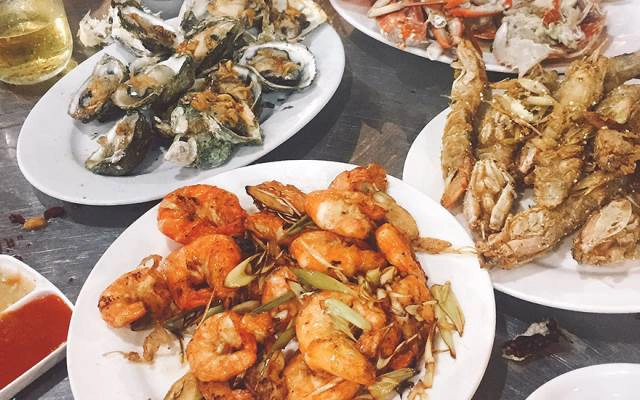 Bia Quế Mười - Hải Sản Các Loại
