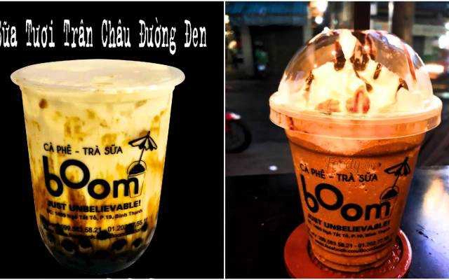 Boom - Cà Phê & Trà Sữa - Sữa Tươi Trân Châu Đường Đen