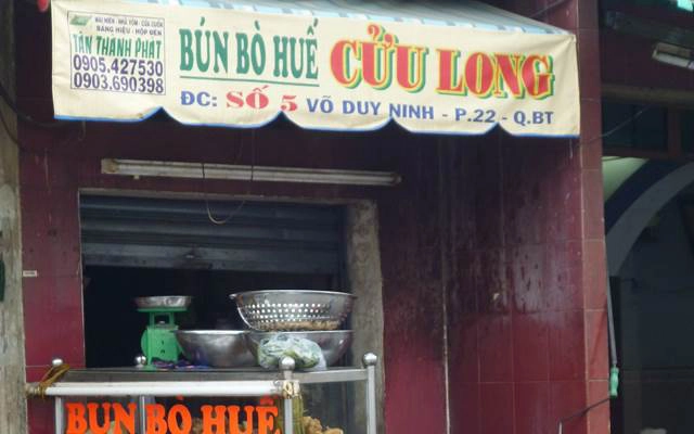 Quán Ăn Bún Bò Huế Cửu Long - Võ Duy Ninh