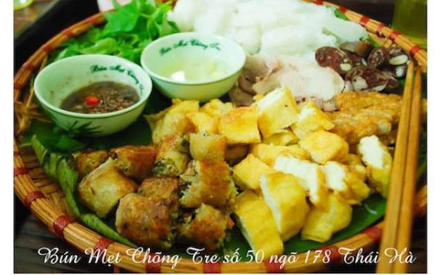 Quán Ăn Bún Mẹt Chõng Tre - Thái Hà