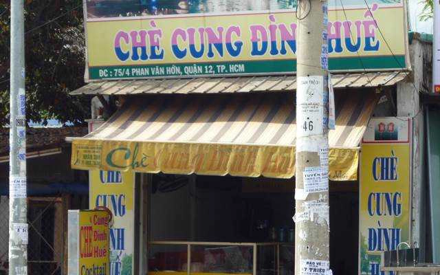 Cafe Chè Cung Đình Huế - Phan Văn Hớn