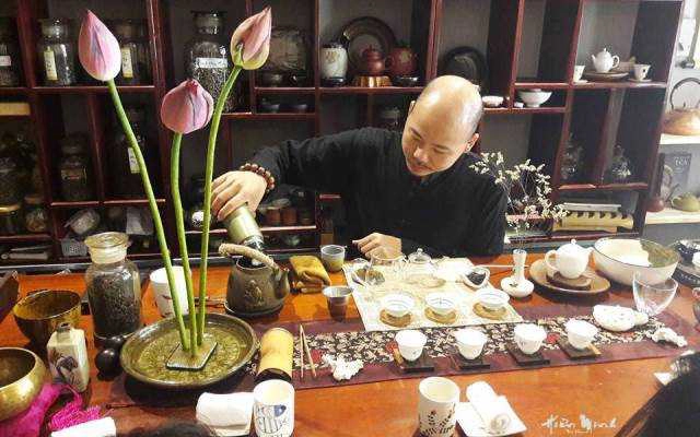 Cafe Hiền Minh Tea - Trà Sen Ướp Gạo