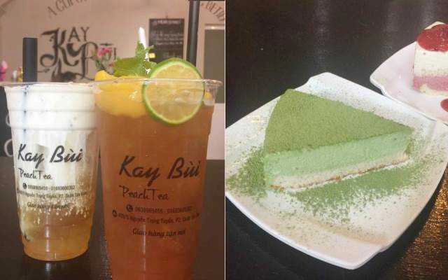 Cafe Kay Bùi Peach Tea