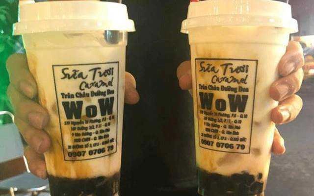 Cafe Wow Caramel - Sữa Tươi Trân Châu Đường Đen