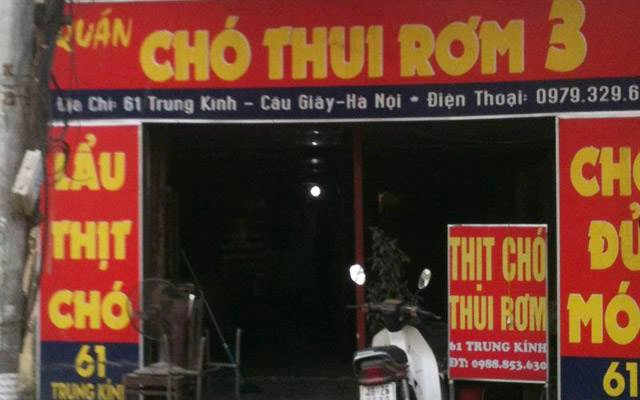 Quán Ăn Chó Thui Rơm 3 - Trung Kính