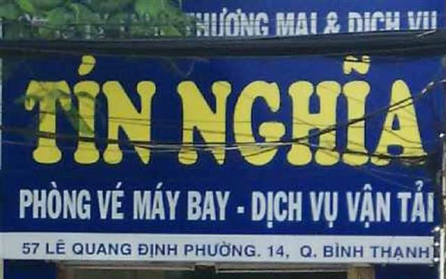 Đại Lý Vé Máy Bay - Dịch Vụ Vận Tải Tín Nghĩa