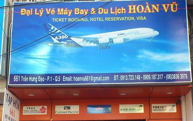 Đại Lý Vé Máy Bay Và Du Lịch Hoàn Vũ - Trần Hưng Đạo