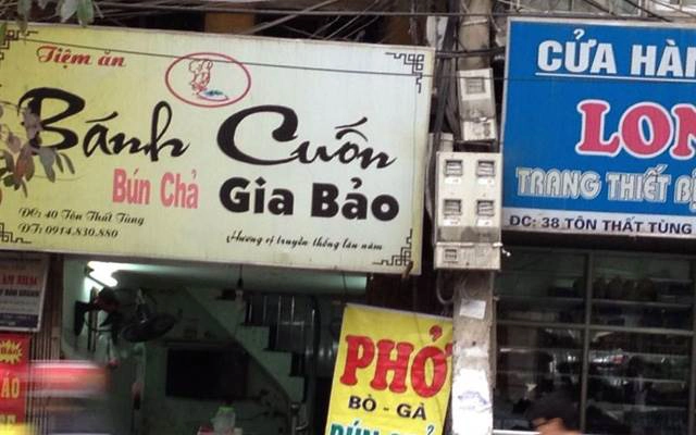 Quán Ăn Gia Bảo - Bánh Cuốn