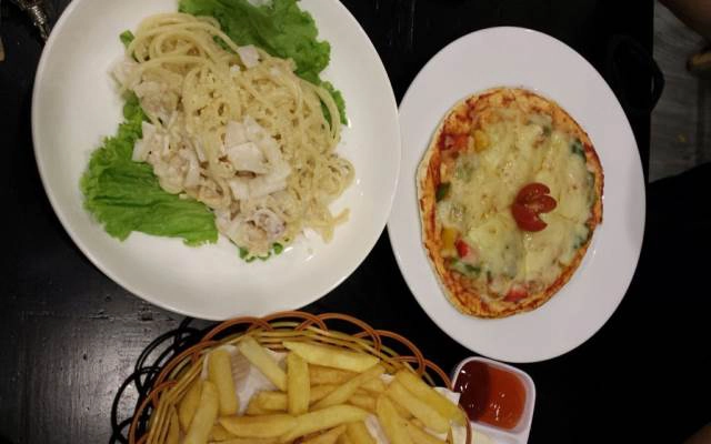 Quán Ăn Green Island - Pizza, Spaghetti & Coffee