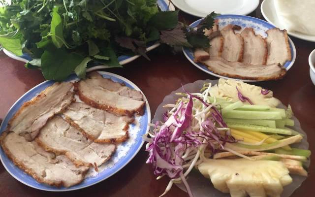 Quán Ăn Habibi Hoàng Bèo - Bánh Tráng Cuốn Thịt Heo - Duy Tân