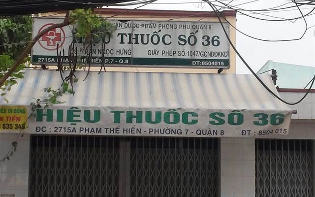 Hiệu Thuốc Số 36 - Phạm Thế Hiển