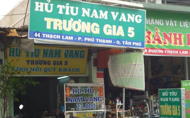 Quán Ăn Hủ tiếu nam vang Trương Gia 5