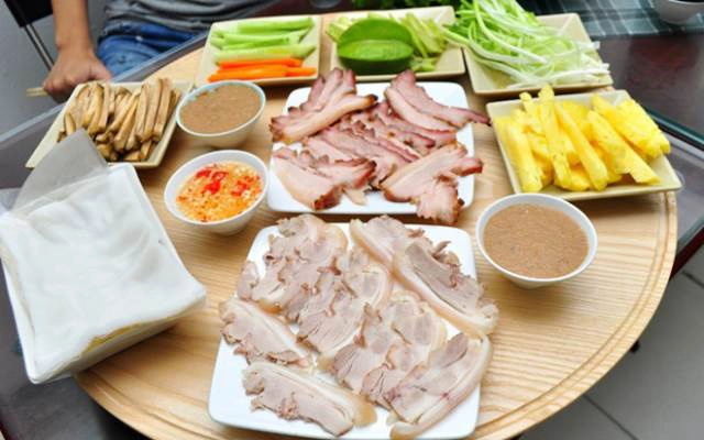 Quán Ăn Khuê Trung Quán - Bánh Tráng Cuốn Thịt Heo