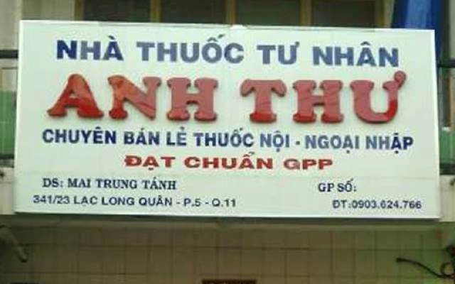 Nhà Thuốc Anh Thư - Lạc Long Quân