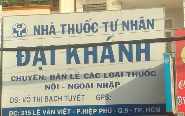 Nhà Thuốc Đại Khánh - Lê Văn Việt