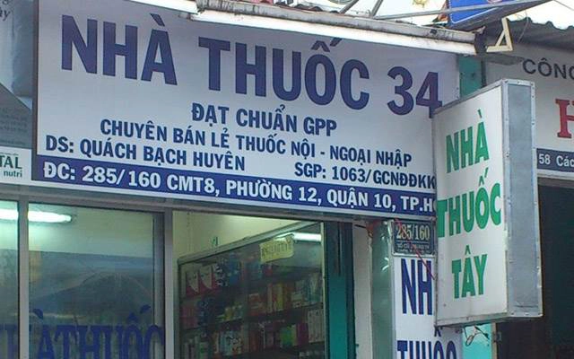 Nhà Thuốc Số 34 - Cách Mạng Tháng 8