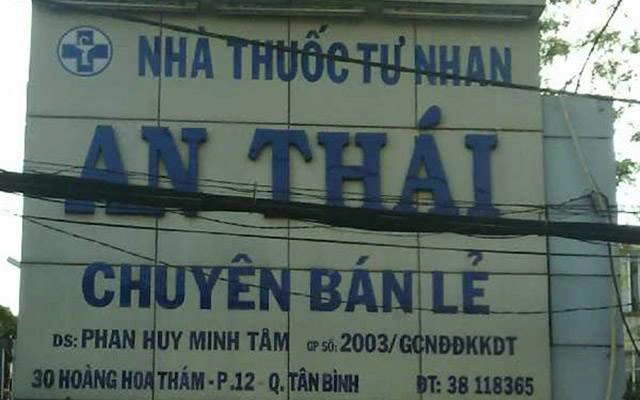 Nhà Thuốc Tây An Thái - Hoàng Hoa Thám