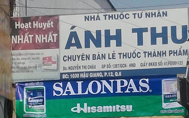 Nhà Thuốc Tây Ánh Thu - Hậu Giang