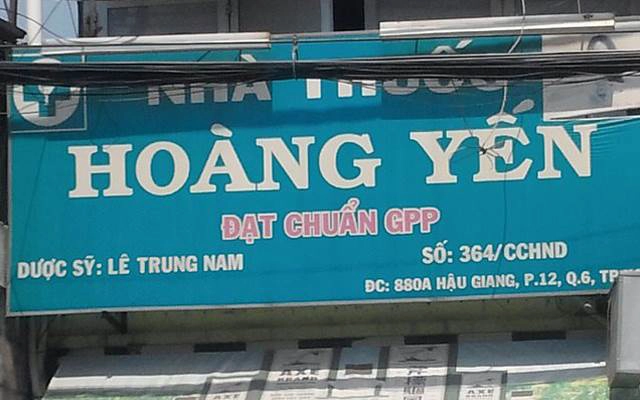 Nhà Thuốc Tây Hoàng Yến - Hậu Giang