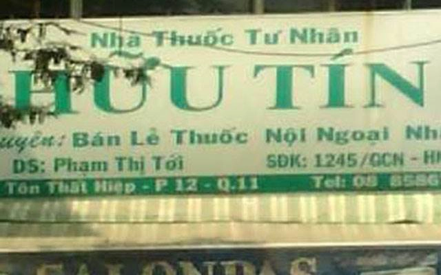 Nhà Thuốc Tây Hữu Tín - Tôn Thất Hiệp