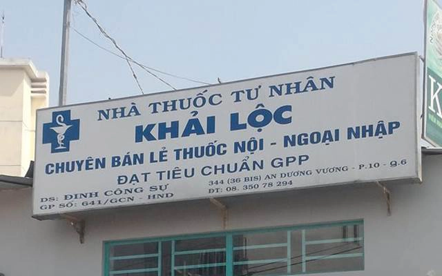 Nhà Thuốc Tây Khải Lộc - An Dương Vương