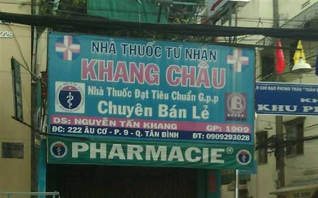 Nhà Thuốc Tây Khang Châu - Âu Cơ
