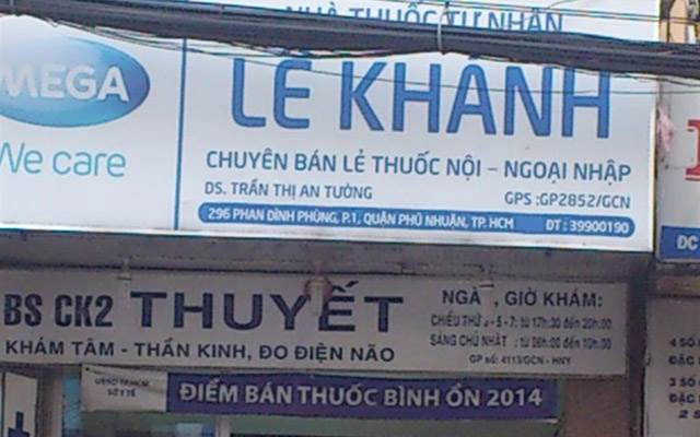 Nhà Thuốc Tây Lê Khánh - Phan Đình Phùng