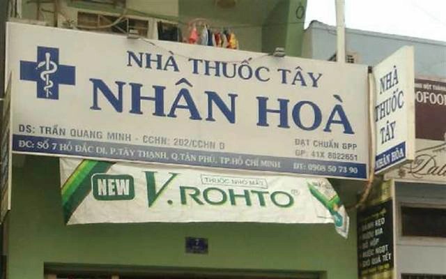 Nhà Thuốc Tây Nhân Hòa - Hồ Đắc Di