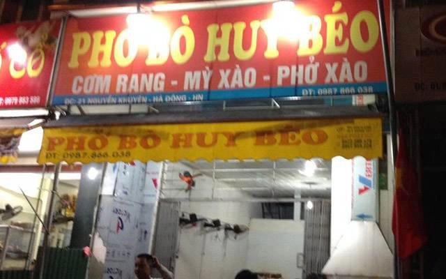 Quán Ăn Phở Bò Huy Béo