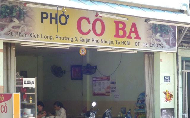 Quán Ăn Phở Cô Ba