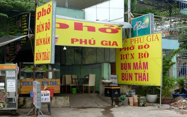 Quán Ăn Phú Gia - Phở Bò, Bún Bò, Bún Mắm, Bún Thái