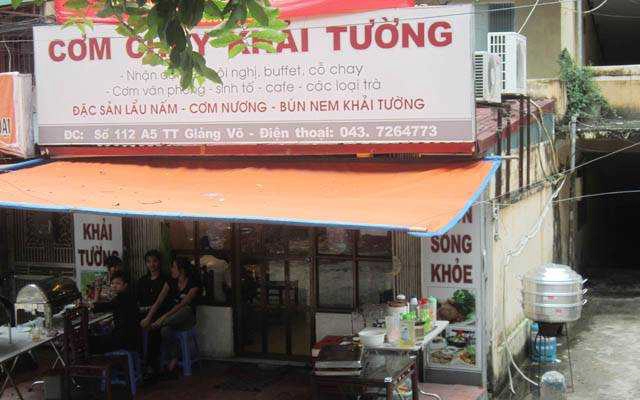 Quán Ăn Cơm Chay Khải Tường - Giảng Võ