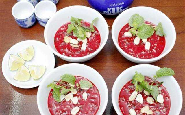Quán Ăn Quán Dũng Nga - Tiết Canh Lòng Lợn - Nguyễn Huệ