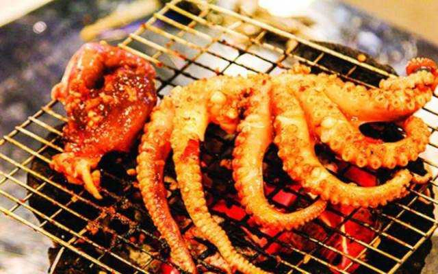 Quán Ăn Quán Mây - Bạch Tuộc Nướng