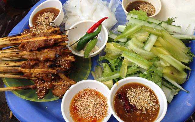 Quán Ăn Thịt Xiên Nướng - Phố Cổ