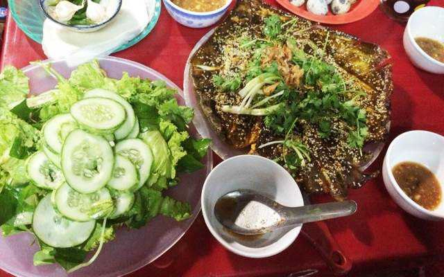 Quán Nhậu Quán Huấn - Cá Đuối Nướng