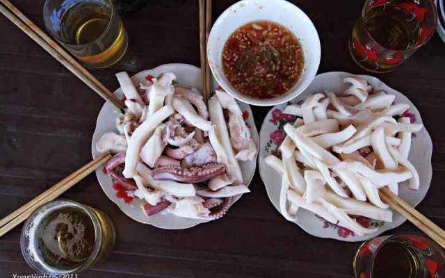Quán Nhậu Rượu Mực, Các Món Nhậu - Hồ Sen