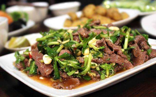 Quán Nhậu V Bông Quán - Đặc Sản Thịt Trâu & Bia Lào