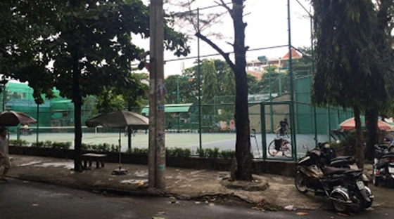 Sân tennis CLB tennis Hoàng Long