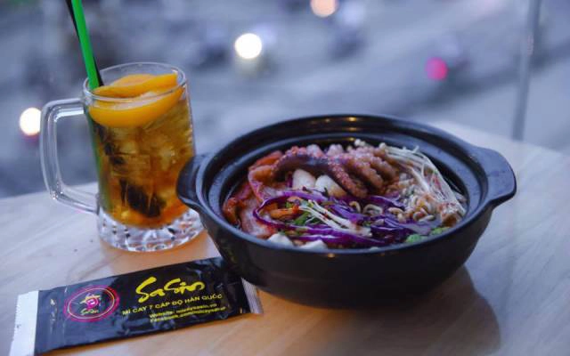 Quán Ăn SaSin - Mì Cay 7 Cấp Độ Hàn Quốc - Thái Nguyên