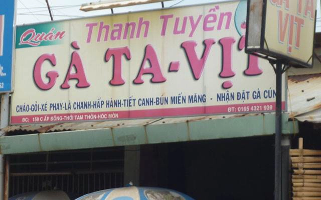 Quán Ăn Thanh Tuyền - Gà Ta, Vịt