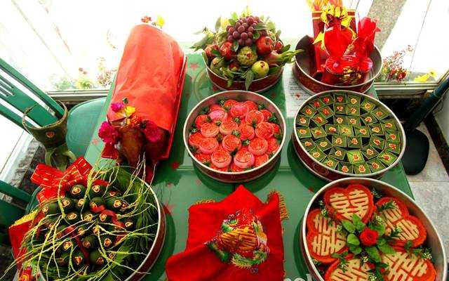 Tiệc tận nơi Dịch Vụ Cưới Hỏi Du Lịch Quốc Thịnh - Bà Hom