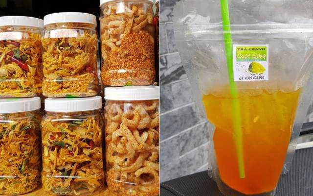 Trà Chanh Đào & Ăn Vặt